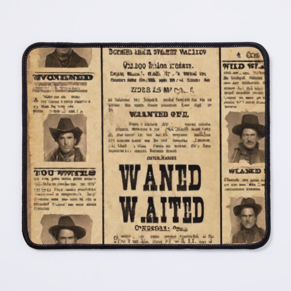 Item preview, The Legendary Gunslinger: Wanted Sign in the Wild West designed and sold by Artedig.