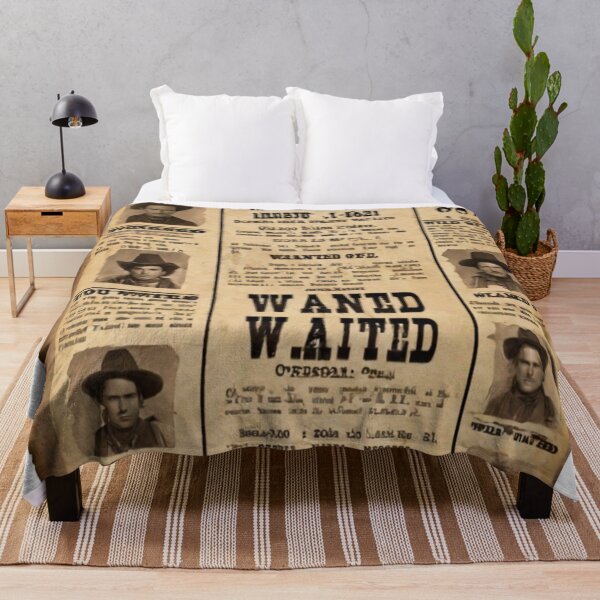 Item preview, The Legendary Gunslinger: Wanted Sign in the Wild West designed and sold by Artedig.
