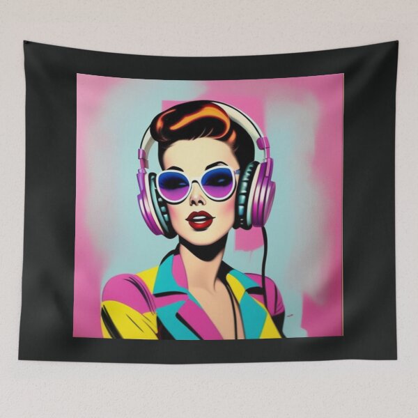Item preview, Pink Aesthetic Unbothered Plus Music Retro Queen designed and sold by musicgeniusart.