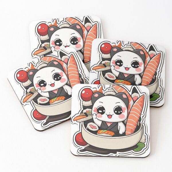 Item preview, sushi panda designed and sold by Recota.