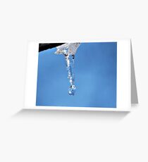 Icicle Greeting Card