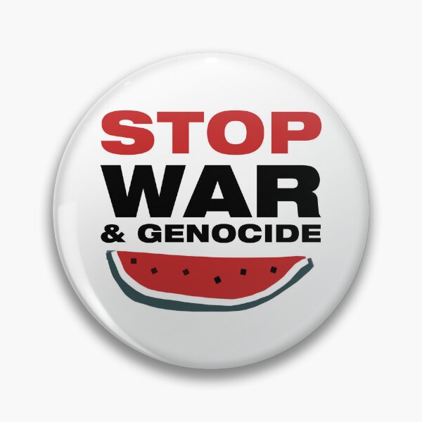 Item preview, STOP WAR AND GENOCIDE designed and sold by Ekira Pop Pixel.