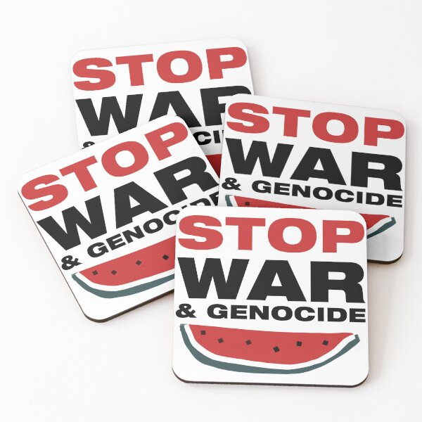 Item preview, STOP WAR AND GENOCIDE designed and sold by Ekira Pop Pixel.