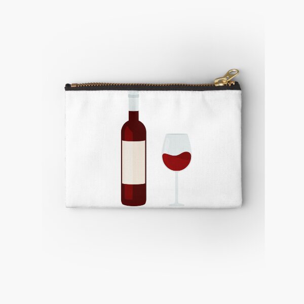 Item preview, Glass Of Red Wine And Wine Bottle designed and sold by THP Creative.