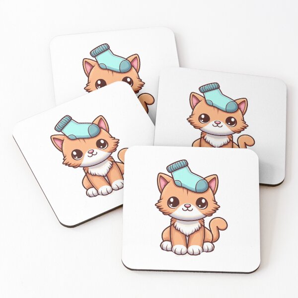 Item preview, cute orange kitty with a sock designed and sold by Wxjtecki.