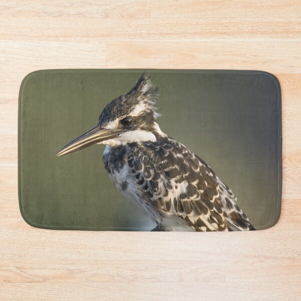 Item preview, Black and White Kingfisher Photo designed and sold by TheAnimalZ00.
