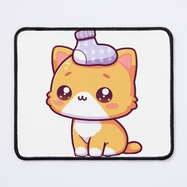 Item preview, Cute orange kitty with a sock designed and sold by Wxjtecki.