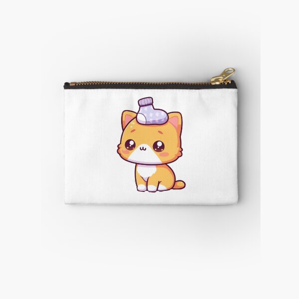 Item preview, Cute orange kitty with a sock designed and sold by Wxjtecki.