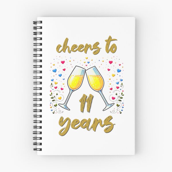 Item preview, Cheers to 11 years Anniversary Celebrating designed and sold by 4TeeToo.