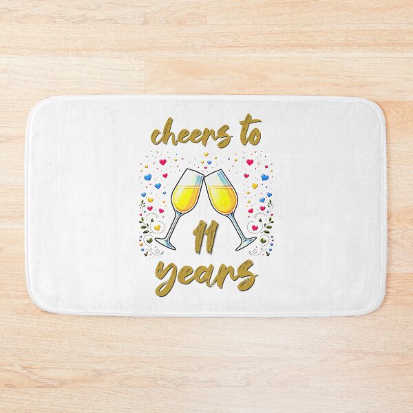 Item preview, Cheers to 11 years Anniversary Celebrating designed and sold by 4TeeToo.