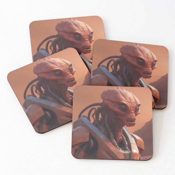Aperçu de l'œuvre Alien généré par l'IA depuis Mars créée et vendue par My Artprintz.
