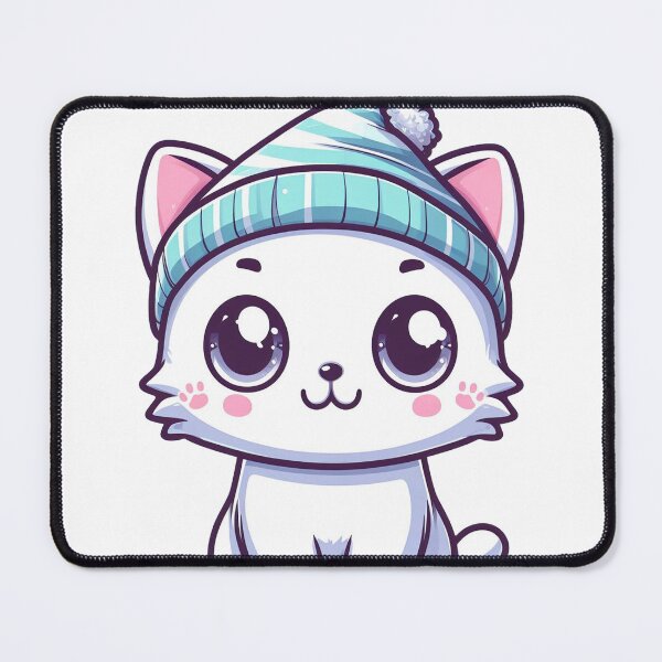 Item preview, Cute white kitty with a sock designed and sold by Wxjtecki.