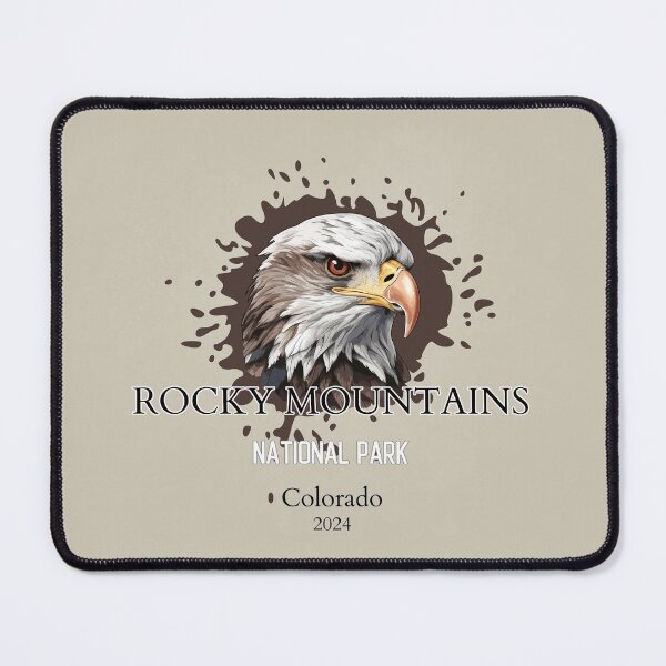 Item preview, Rocky Mountains National Park Vintage Design Colorado designed and sold by WanderQuestCo.