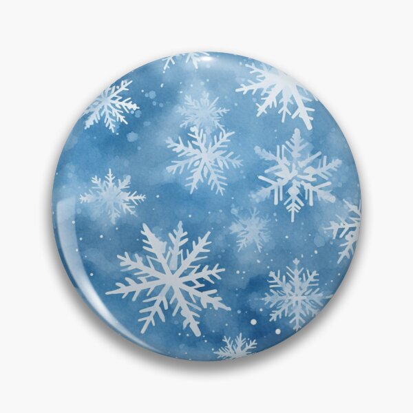 Item preview, Blue Winter Simple Snowflake Pattern designed and sold by JABG-01.