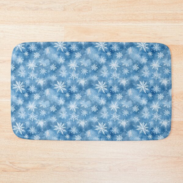 Item preview, Blue Winter Simple Snowflake Pattern designed and sold by JABG-01.
