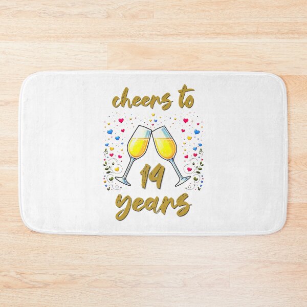 Item preview, Cheers to 14 years Anniversary Celebrating designed and sold by 4TeeToo.