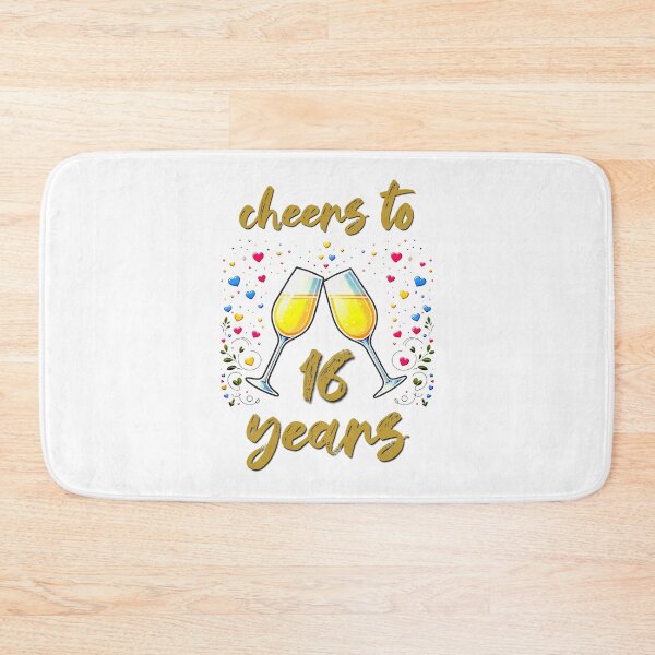 Item preview, Cheers to 16 years Anniversary Celebrating designed and sold by 4TeeToo.
