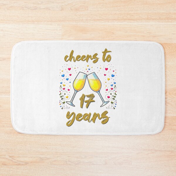 Item preview, Cheers to 17 years Anniversary Celebrating designed and sold by 4TeeToo.