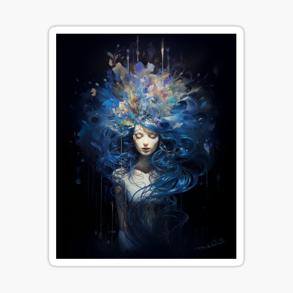 Expansive Mind Blue 2 Sticker