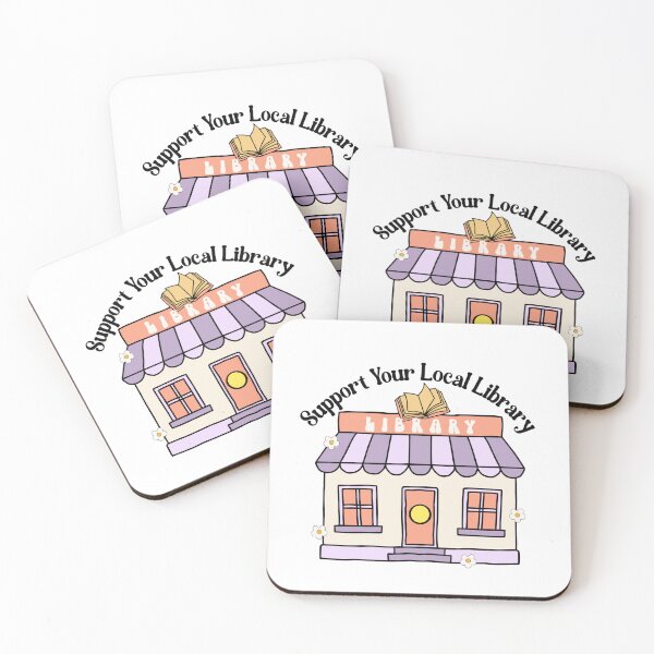 Item preview, Support your local library bookish merch designed and sold by kbwilson86.