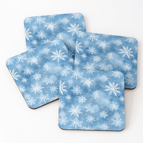 Item preview, Blue Winter Simple Snowflake Pattern designed and sold by JABG-01.