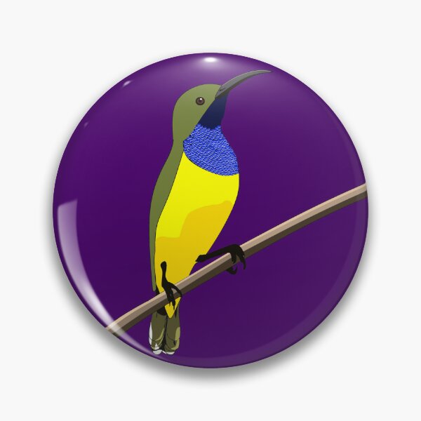 Item preview, Sunbird on purple designed and sold by CairnsBirders.