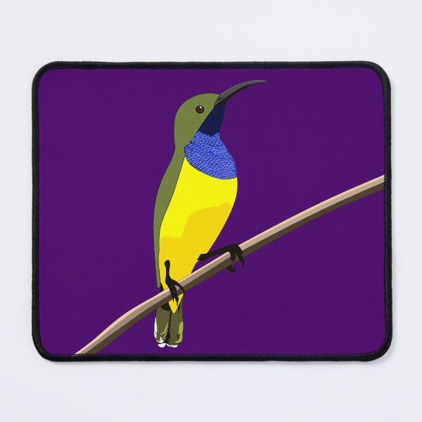 Item preview, Sunbird on purple designed and sold by CairnsBirders.