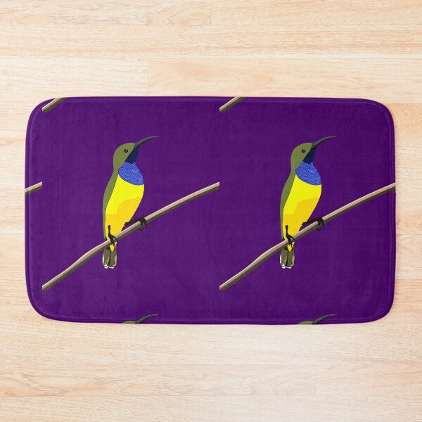 Item preview, Sunbird on purple designed and sold by CairnsBirders.