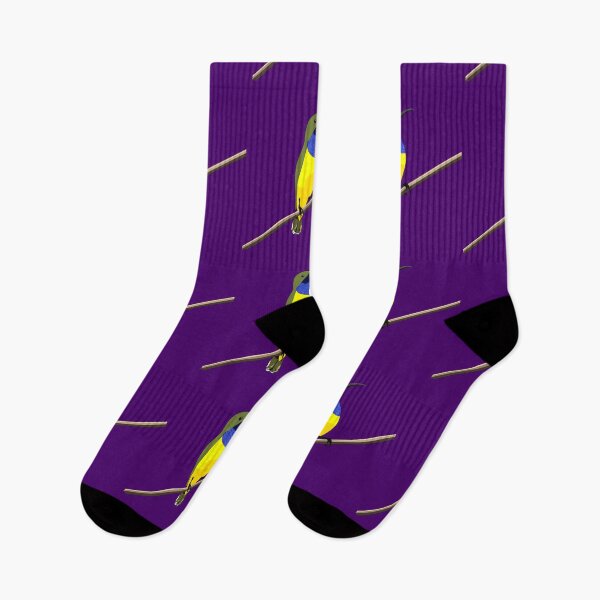Item preview, Sunbird on purple designed and sold by CairnsBirders.