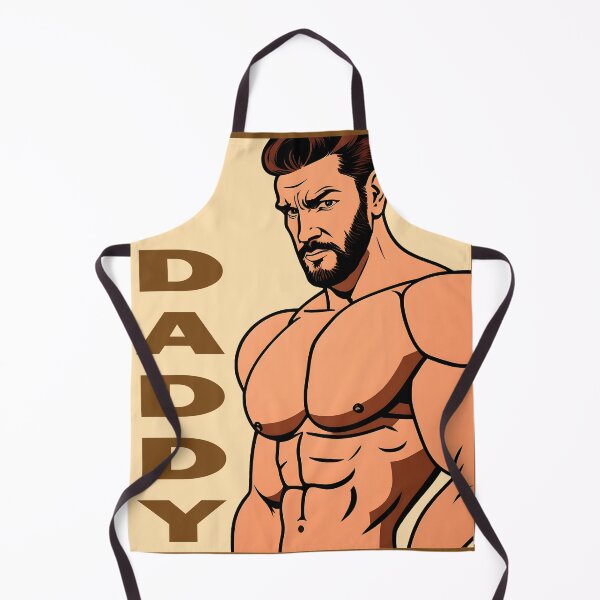 Item preview, Bold Daddy: Muscles & Might (Brown Text) designed and sold by LthrDaddyBear.