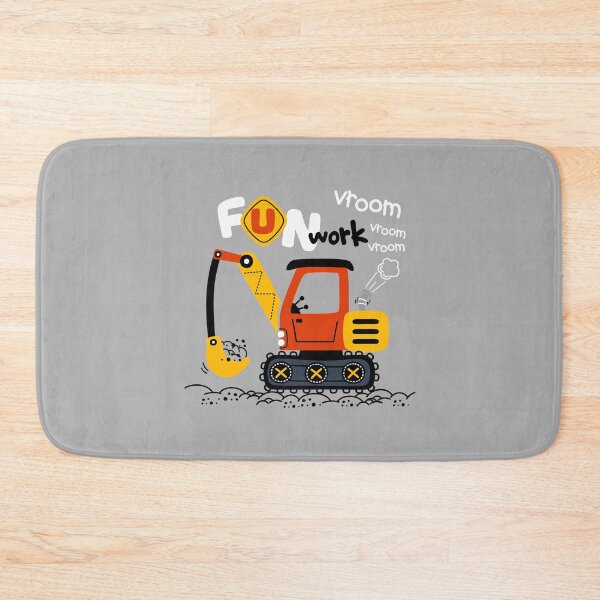 Item preview, watercolor dozer on site construction, fun dozer on site construction, fun work dozer on site construction designed and sold by GreyStanzione1.