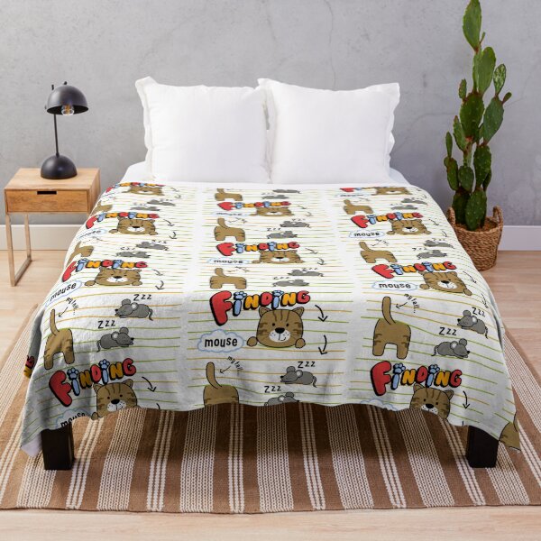 Item preview, cute cat finding mouse, cartoon cat finding mouse, cartoon cat finding mouse designed and sold by GreyStanzione1.