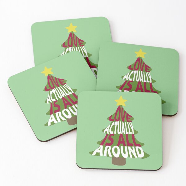 Item preview,  Love Actually is All Around Christmas Tree Quote designed and sold by baranskini.