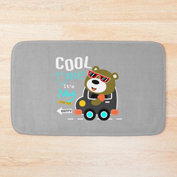 Item preview, cool bear driver, cool bear driver sunglasses, cartoon cool bear driver designed and sold by GreyStanzione1.