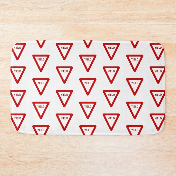 Item preview, Yield Sign Symbol In Red designed and sold by THP Creative.