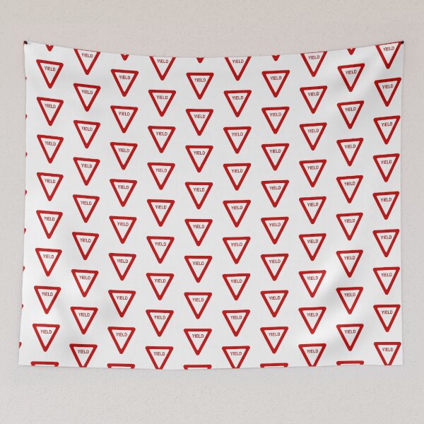 Item preview, Yield Sign Symbol In Red designed and sold by THP Creative.