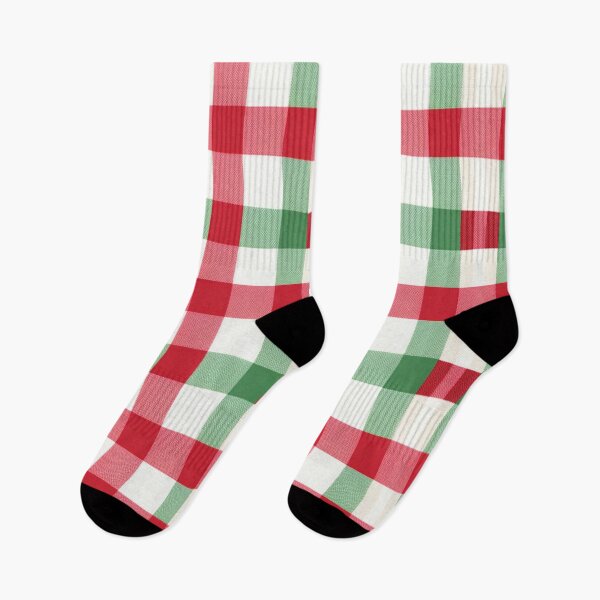 Item preview, Christmas Green and Red Gingham Checked Pattern designed and sold by AgathaZolastore.