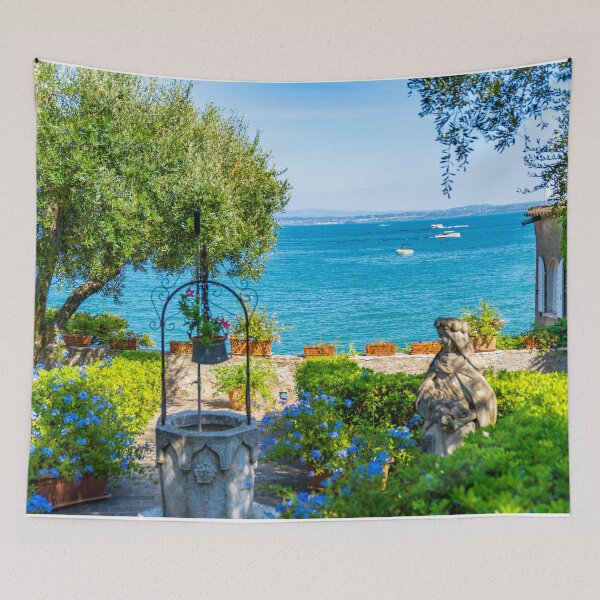 Item preview, Sirmione Garden on Lake Garda designed and sold by Roselyn Shoko.