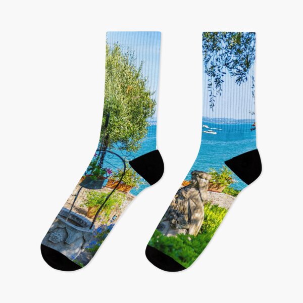 Item preview, Sirmione Garden on Lake Garda designed and sold by Roselyn Shoko.