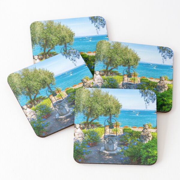 Item preview, Sirmione Gardens Portrait designed and sold by Roselyn Shoko.
