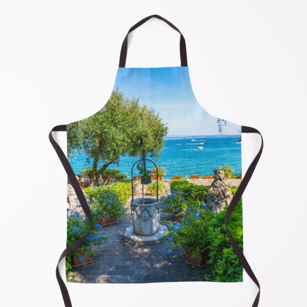 Item preview, Sirmione Gardens Portrait designed and sold by Roselyn Shoko.