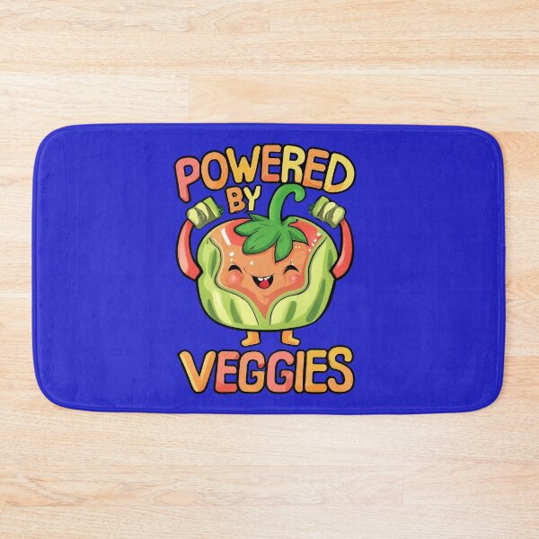Item preview, Powered by Veggies. Make a statement that resonates with your vegetarian lifestyle. Showcasing your commitment to a plant-based, cruelty-free, and eco-friendly journey.  gift for veggie-loving friend. designed and sold by bubblylive.