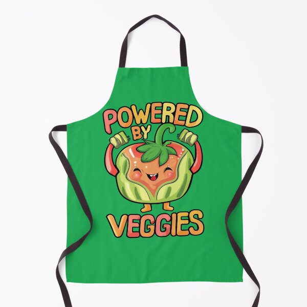 Item preview, Powered by Veggies. Make a statement that resonates with your vegetarian lifestyle. Showcasing your commitment to a plant-based, cruelty-free, and eco-friendly journey. gift for veggie-loving friend. designed and sold by bubblylive.
