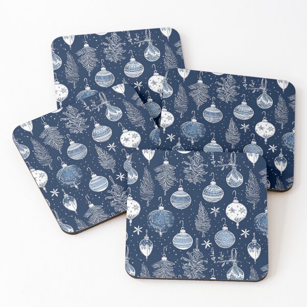 Item preview, Beautiful Blue Christmas Pattern designed and sold by JABG-01.