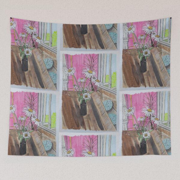 Item preview, Daisies in the room  designed and sold by Kiruthikaarts.