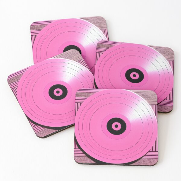Item preview, Aesthetic Pink Vinyl 80s Record Store Merch designed and sold by musicgeniusart.