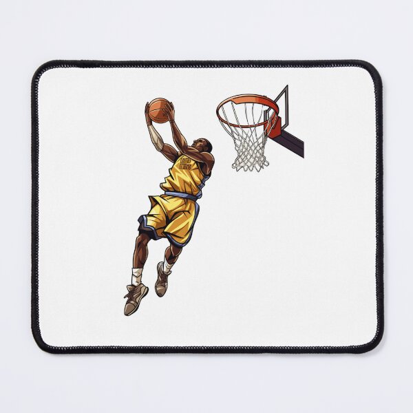Item preview, Basketball Player About to Dunk designed and sold by stainedglass101.