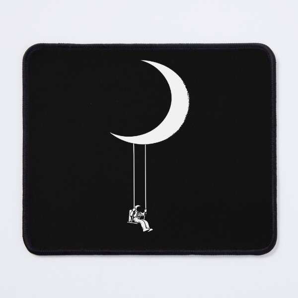 Item preview, Celestial Serenity: Astronaut on a Moon Swing designed and sold by LoFi-OG.