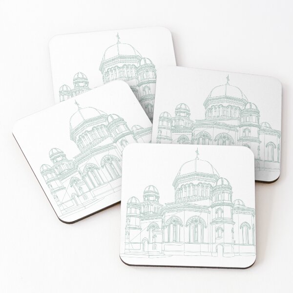 Item preview, Romanian church illustration designed and sold by Noodlebadger.