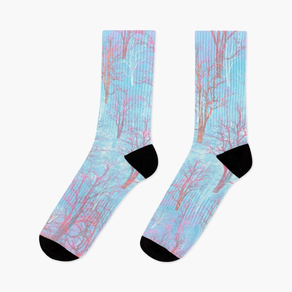 Item preview, An endless forest - bright pink, purple, pastel color/2 designed and sold by My-fake-places.